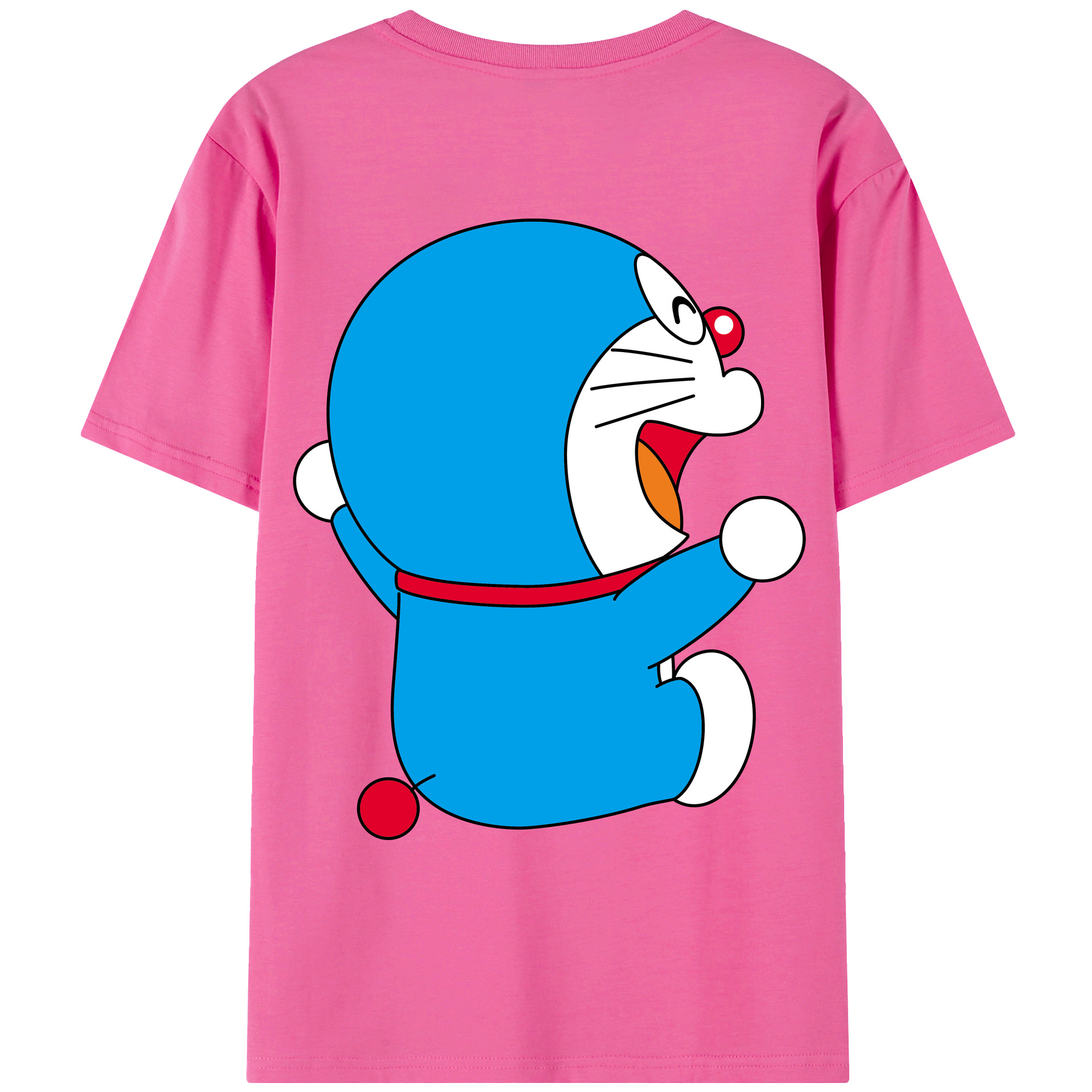 （画像用） ドラえもん Doraemon レディース半袖Tシャツ(バックプリント)